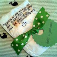 Baby Shower Game: Encouraging Diapers