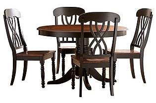 brown table and chairs