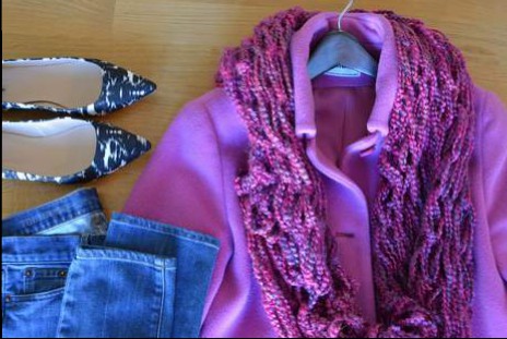 04 colorful wool coat makeover